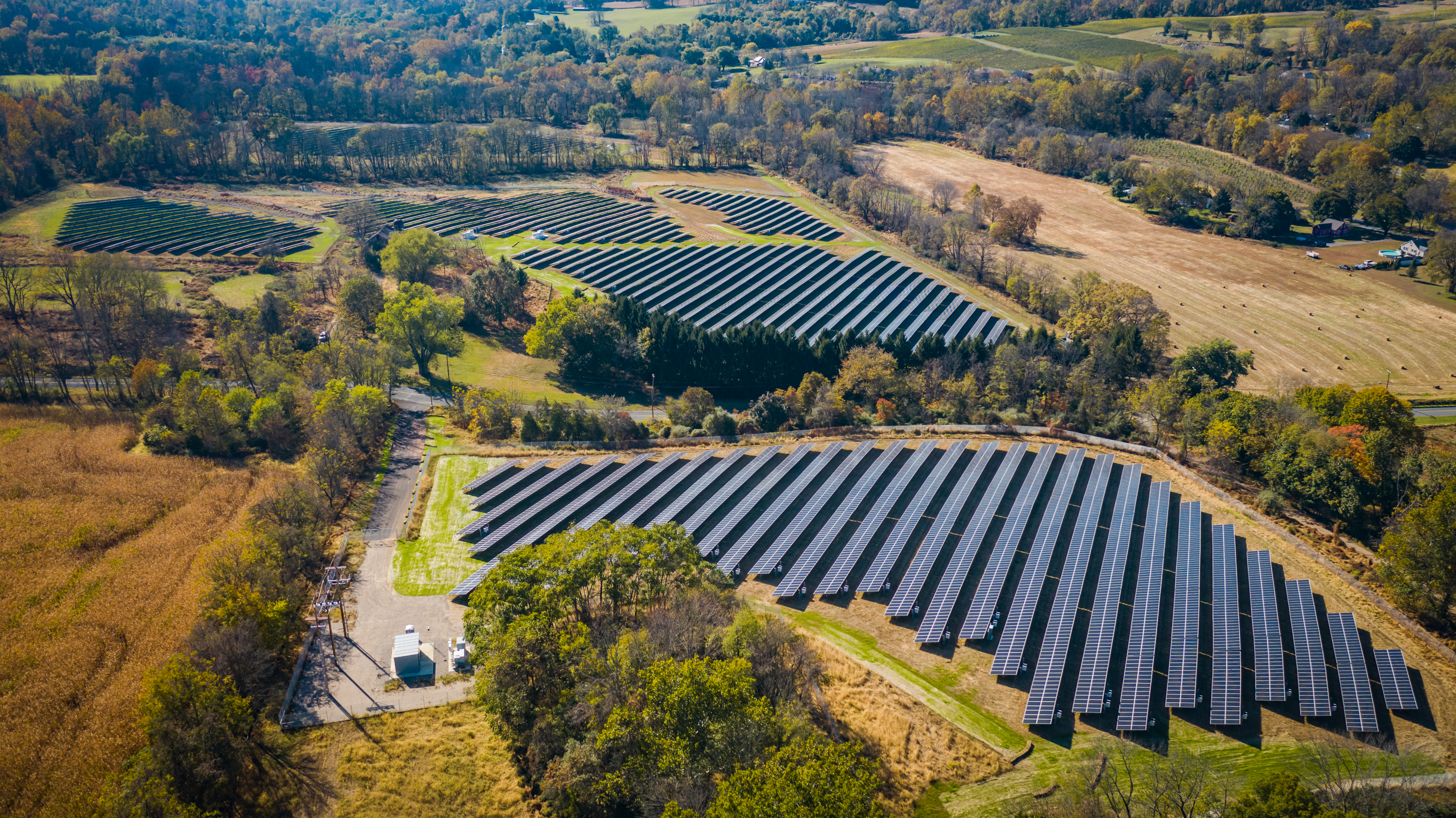 solar energy farm milford