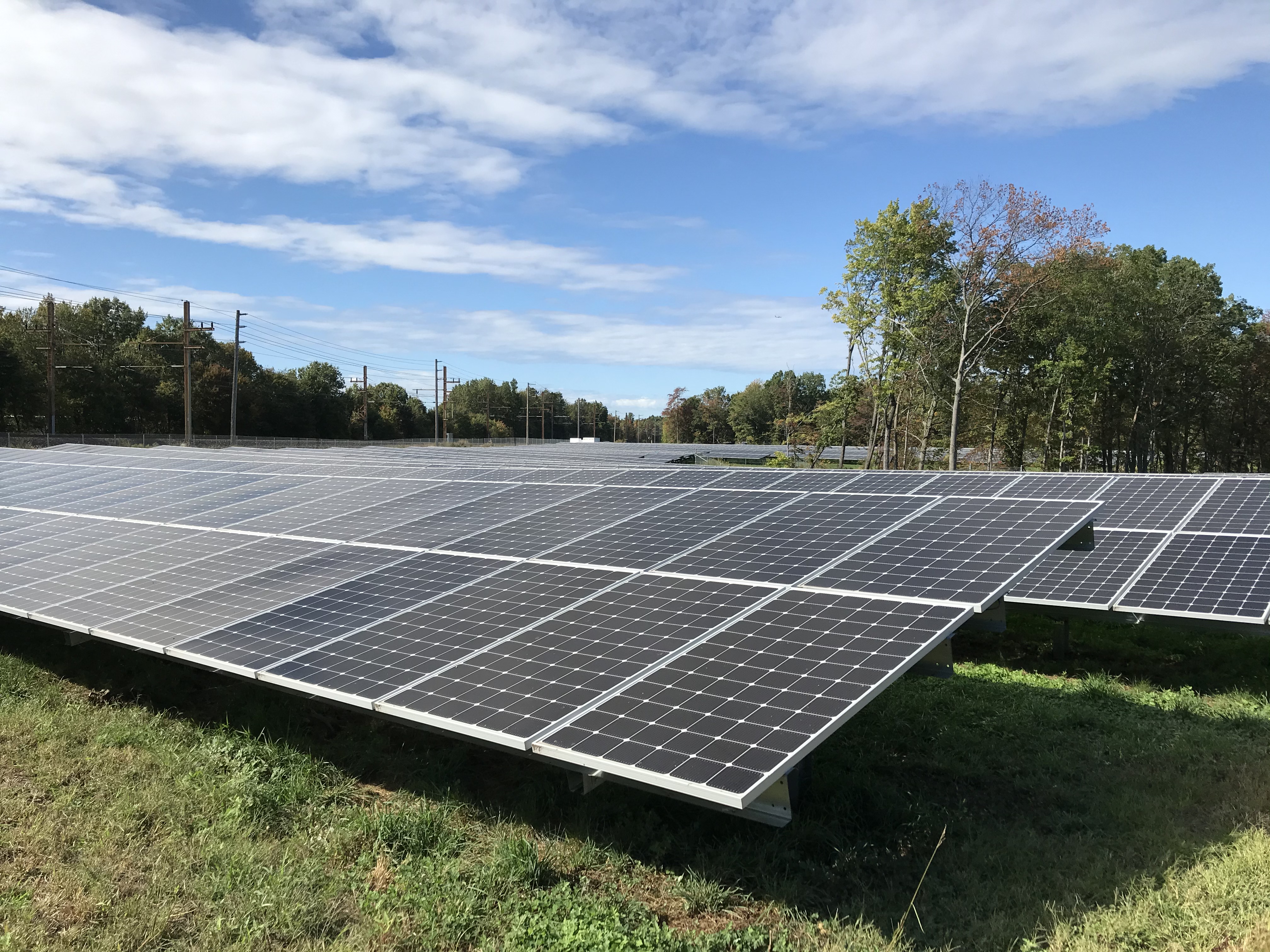 old bridge solar panels