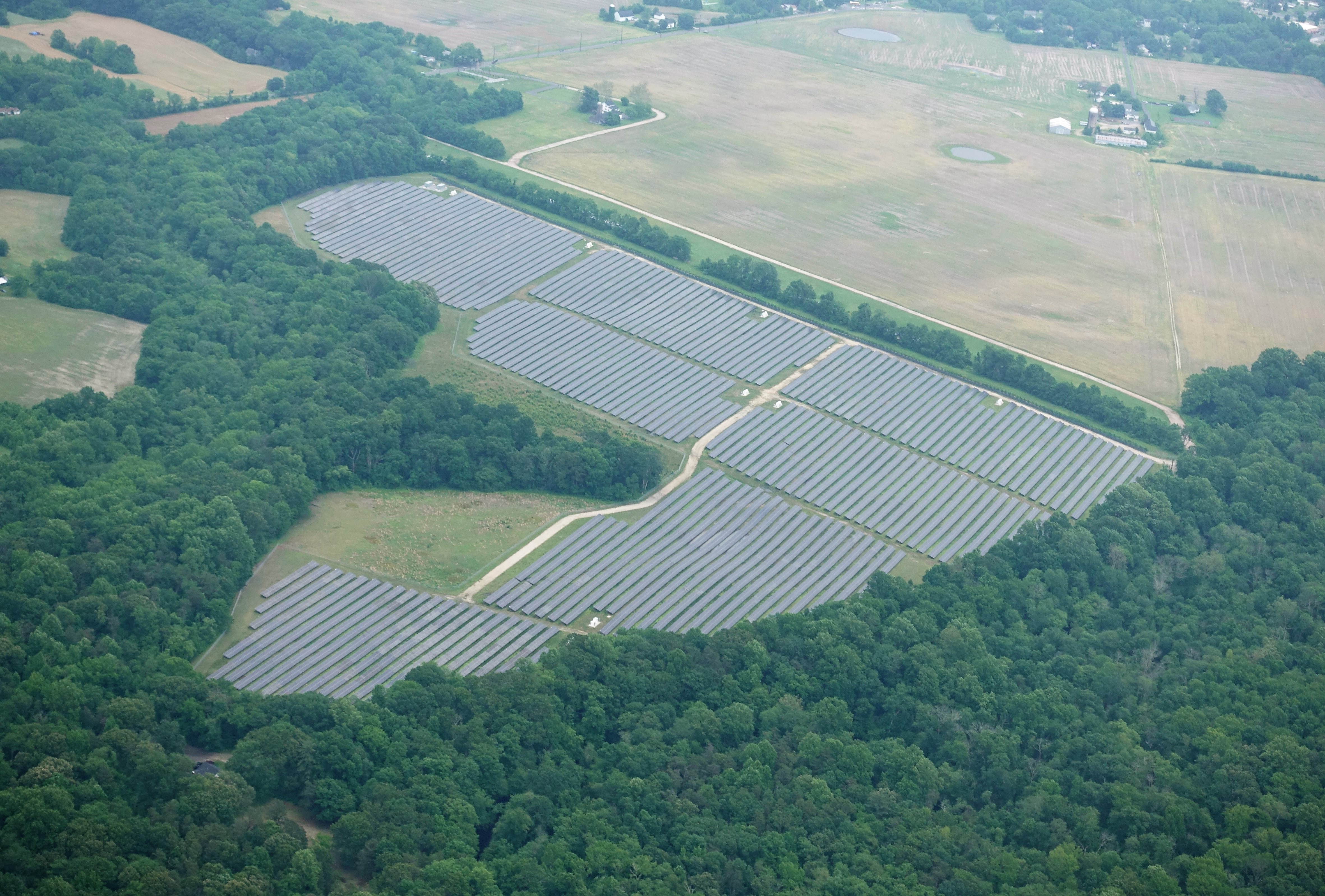 pemberton solar panels in field