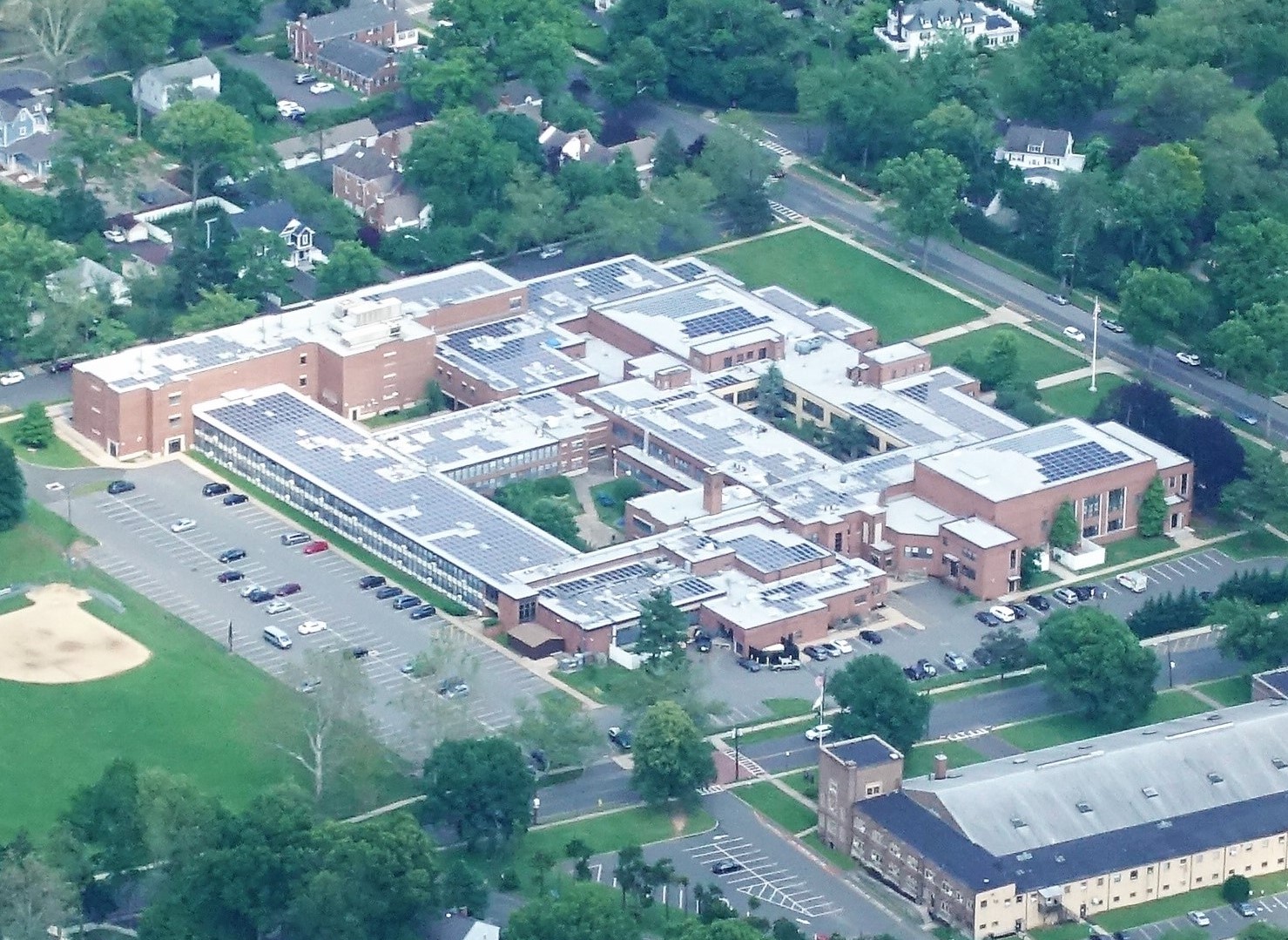 sayreville drone aerial in water